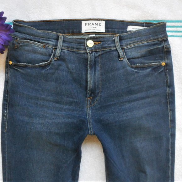 FRAME Denim Jeans Size 27 Le High Skinny - Picture 7 of 14